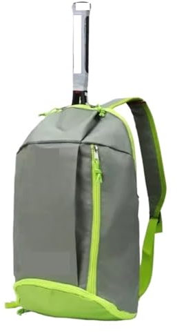 XUWEWI Tennisschläger-Taschen Tennistasche Tennisschläger Rucksack Outdoor Tennis Badminton Sporttasche Männer Frauen Teenager Tennisschläger Tasche(Green)