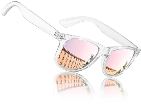 Sunier 2026 Hoher Schutz Sonnenbrille Herren Damen Polarisiert Retro Vintage 100% UV-Schutz Klassisch Golf Fahren Fahrende Angeln Reisen Cat 3 CE