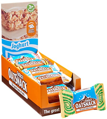 Energy OatSnack Riegel - MIX Box - Haferflocken Kohlenhydrat Riegel, von Hand gemacht, 15 Riegel (980 g)