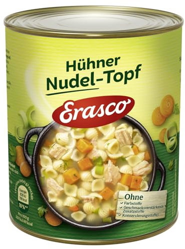 Erasco Hühner Nudel-Topf , 3er Pack (3 x 800 g)