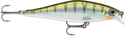 Rapala - Leurre de Pêche Shadow Rap Shad - Matériel de Pêche pour Gros Poissons - Leurre Pêche d'eau Douce - Profondeur de Nage 0.9-1.2m - Taille 9cm / 12g - Fabriqué en Estonie - Yellow Perch
