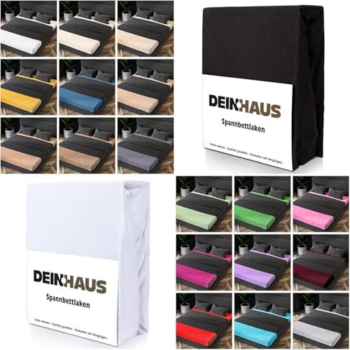 Sábana bajera ajustable de rizo, sábana bajera ajustable de algodón (beis, 90 x 200 cm)