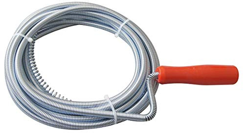KATSU Rohrreinigungswelle 5m x 9mm Rohrreinigungsspirale Rohrreiniger Abflussspirale für die Reinigung von Küchenspülen und Rohren 318709
