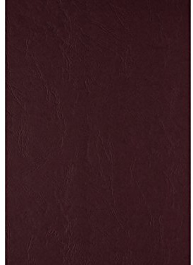 100 PREMIUM Einbanddeckel Lederstruktur A4, 240g/m², 297 x 210 mm, Rückenkarton (Bordeaux)