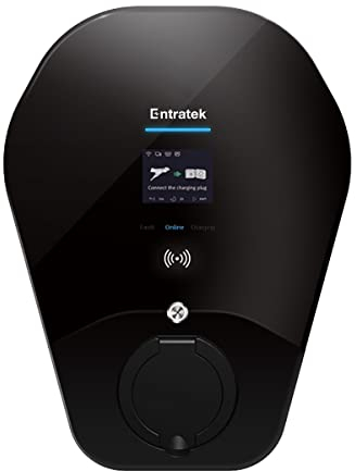 Entratek Wallbox Power Dot Fix 22 kW mit Typ 2 Steckdose & WLAN & Ethernet & KfW förderfähig