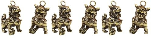 Abaodam 6stücke Mini Kirin Figuren Feng Shui Schreibtisch Ornamente Kreative Deko Für Zuhause Und Büro Chinesische Kultur Glücksbringer Tischdeko