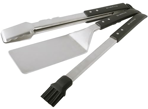Broil King 64103 Imperial Grillwerkzeug-Set, Edelstahl, 3-teilig, mehrfarbig