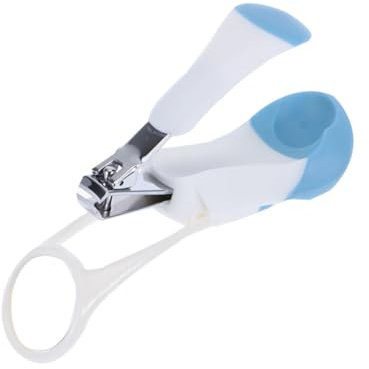 TOYANDONA Nagelknipser Für Sichere Nagelpflege Mit Vergrößerungsglas Ergonomischem Griff Und Präziser Schneidefunktion Für Neugeborene Blau