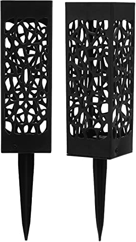 TYCIONG 2 Stück Friedhofs-Grabvasen: einzigartiges hohles Design einfache Installation, Blumenhalter Bodeneinsätze, TYCIONGepciym5k13