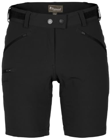 Pinewood 3111 Abisko Light Stretch Damen Shorts Black (400) 42