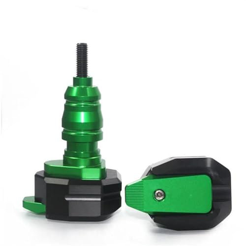 Frame Sliders Sturzschutz Für Kawasaki Für Z900RS 2017-2020 Motorrad Fallen Schutz Rahmen Slider Verkleidung Schutz Crash Pad Schutz Sturzpads Motorrad(GRÜN)