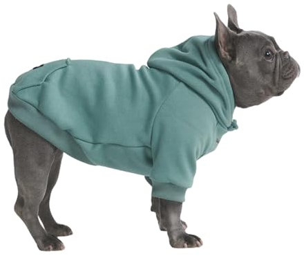 Spark Paws Hunde-Kapuzenpullover – Premium-Qualität, butterweich, hervorragender Komfort und Passform, beruhigende Fleece-Innenseite, geeignet für alle Rassen - Teal - 2XL