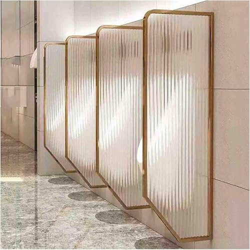 MAYFABD Urinale aus Edelstahl an der Wand Montiertes Urinal für Männer Sichtschutz Moderne Urinal-Trennwand für öffentliche Toiletten in Unternehmen Toilettentrennwand aus Rostfreiem,A,1PCS