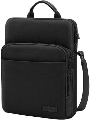 Dadanism 9-11 Tableta Bolsa de Hombro con Manejar para iPad (A16) 11, iPad Air/Pro 11, i-Pad 10.ª Gen/Air 5/4 10,9, i-Pad 9/8/7.ª Gen 10,2, Galaxy Tab A9+ 11, Tab M11/Idea Tab 11, Negro