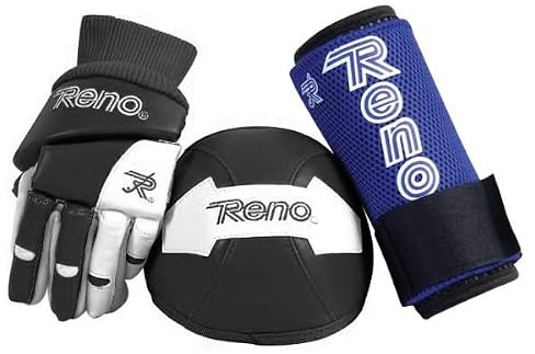 L'Estel Skates - Hockey Reno - Kit de protections pour joueur de hockey - Gants / protège-tibias / genouillères