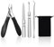 Anseom Cortauñas Set de Profesional Set de Manicura y Pedicura de Acero Inoxidable Alicates UñAs Pies Cortauñas para Uñas Gruesa o Encarnada para Hombre Mujere