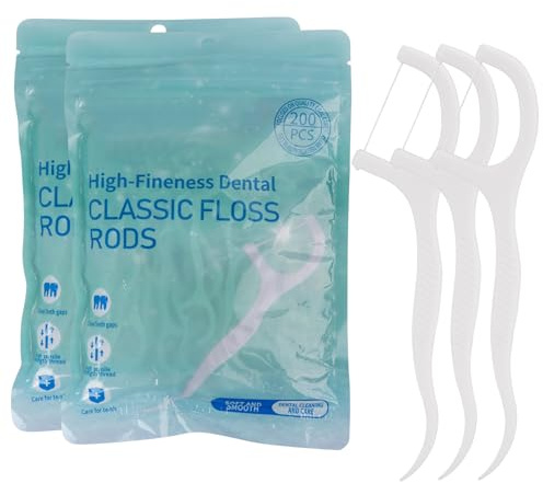 400 Archetti Filo Interdentale Forcella, Triplo Pulito, Facile E Semplice Da Usare, Filo Interdentale Facile Da Usare Per Denti Stretti, Archetti Per Pulizia Dentale Efficaci A Casa E In Viaggio