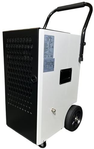 Luftentfeuchter Humicel OL70 mit Kondensatpumpe, Bautrockner mit Pumpe (Bis zu 70 L/24h) Mobiler Industrieller Entfeuchterfür bis zu 150 m² / 230 m³