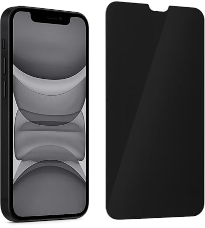 Hydrogel Privacy Screen Protector for iPhone 13 Mini [1 Piece] | 28° Anti-Spy, Self-Regenerating, Anti-Scratches | Mounting Kit Included (Cloths, Scraper, Microfibre) | Smartphone Protection