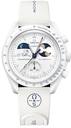 Swatch Montre-bracelet Moonswatch Omega X Mission to Earthphase Moonshine Gold Cold Moon Décembre