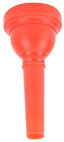 Jeffergarden Embouchure de Trombone, Matériau ABS avec Buse Amovible pour Trombone à Petite Tige et Basse, Parfait pour les Débutants et les étudiants (rouge)