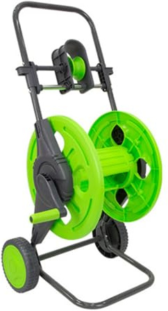 Oreilet Carrello Avvolgitubo da Giardino, Supporti per Tubi Dell'acqua, Strumenti Mobili con Ruote, Supporto per Avvolgitore per Tubi da Giardino Portatubi Portatile per Irrigazione