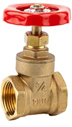 Gardena Muffen-Absperrschieber mit Innengewinde: Absperrriegel mit beidseitigem Innengewinde, 26,5 mm (G 3/4 Zoll)-Gewinde, 12 bar Arbeitsdruck (7340-20)