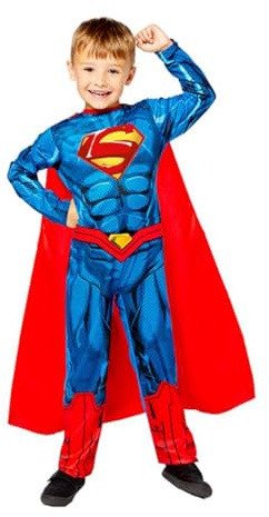 Amscan Superman 9906713 Kostym, Flerfärgad, 12-18 månader