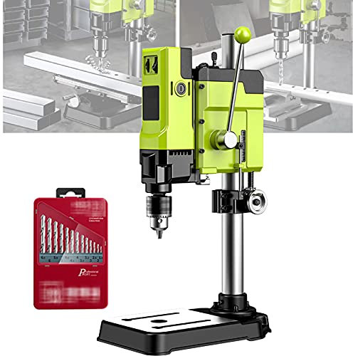 LXX Trapano a Colonna, Trapano a Colonna da Banco Professionale, Trapani a Colonna Elettrica 0-2500r/min, Supporto per Trapano a Colonna per Forature di Precisione