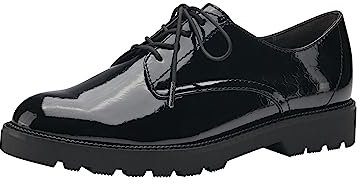Tamaris Damen Schnürer Vegan schwarz 40