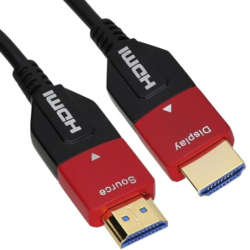 kenable Pro AOC Fibre Optic Active HDMI 2.1 Cable 8K 60Hz 4K 120Hz 48Gbps HDR eARC ALLM VRR LSZH 10m