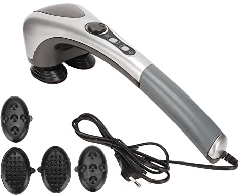Massaggiatore Per Tessuti Profondi Tenuto in Mano, Massaggiatore Per La Schiena Palmare Comodo Dispositivo Per Massaggio ai Piedi delle Gambe delle Spalle Palmare a Doppio Nodo Domestico(220V EU)