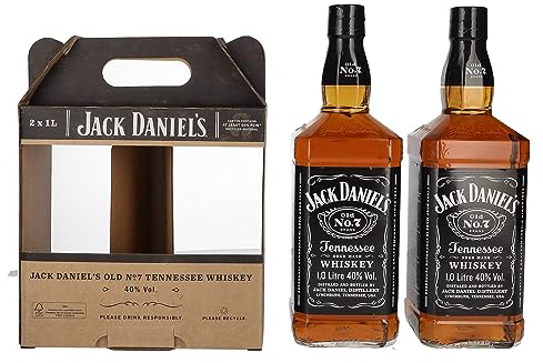 Jack Daniel's Tennesse Whiskey TWINPACK 40% Vol. 2x1l in Giftbox