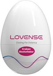 LOVENSE Kraken Masturbtore per Uomini, Massaggiatore Manuale a forma di uovo, Uomo A Uovo Portatile Tascabile, Sex Toys Uomo, Masturbatori a uovo (1 Confezione)