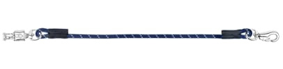 WALDHAUSEN Elastik-Anbinder für Box und Stall, Länge 55 cm, Nachtblau/weiß