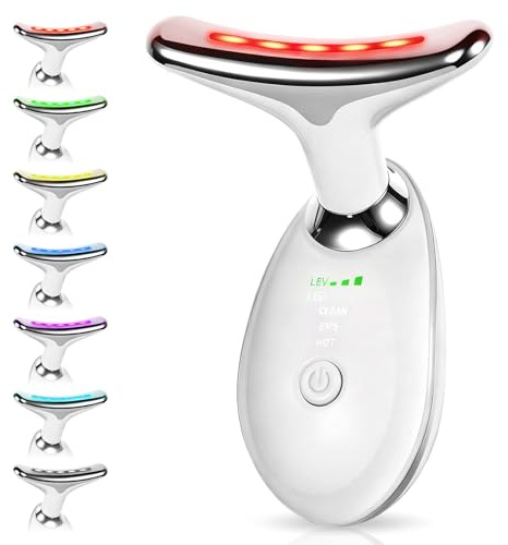 2026 New Anti-Aging Facial Massager with 3 Modes, Microcurrent Face Massager, 45°C Electric Heated Guasha, Lift Facial Contours,Reduce Wrinkles, Firm Skin for All Women