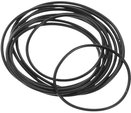 Hemobllo 10stücke Antriebsriemen Für Phonographen Vinyl-Plattenspieler Riemensatz Plattenspielerteil Grammophonteil Gummi-phonographenriemen Plattenspieler-ersatzriemen