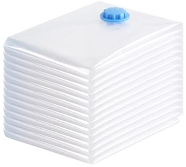 Sacchi Sottovuoto 2 sacchetti sottovuoto con coperchio pompa, grandi sacchetti di compressione in plastica vuoti, borsa organizer portatile for indumenti, accessori da viaggio Sacco Sottovuoto(70x100c