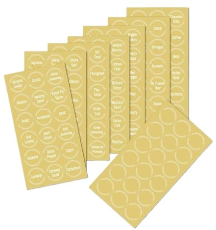 Etiquetas Para Frascos De Especias 144 etiquetas adhesivas for cocina, individuales, en blanco y negro, de PVC, transparentes, impermeables, for especias, utensilios Para Organizar Tu Cocina