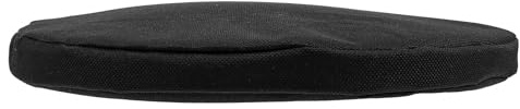 Healeved Cojín para Taburete Plegable Portátil de Espuma Resistente al Agua Funda de Oxford Negra, Asiento Compacto para Camping, Pesca, Picnic y Actividades al Aire Libre