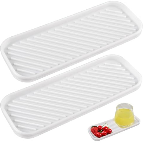 2 Pieza Alfombrilla para Fregadero, Suave Escurridor Silicona Fregadero