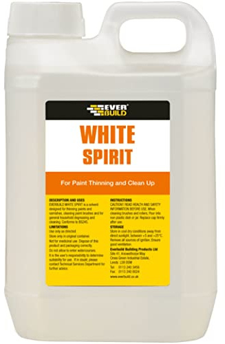 Everbuild White Spirit, 2 Litre | A Solvent For Thinning Paints And Varnishes