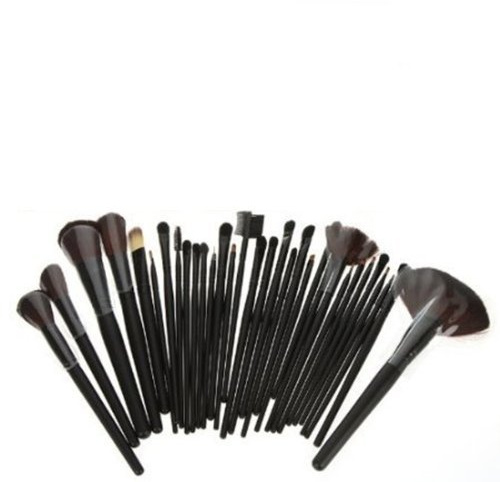 32x Pinceaux Trousse à Maquillage Cosmétique Set de trousse PRO