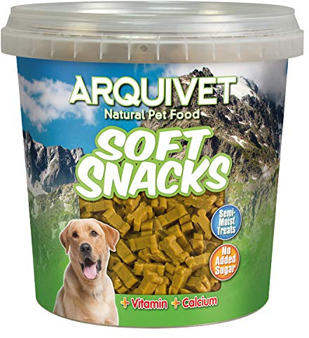Arquivet, Mjuka hundsnacks, ben kyckling, benformade hundsnacks, godisar, belöningar och priser för hundar, naturligt mellanmål för hundar, premium, 800 g