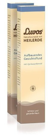 Luvos Aufbauendes Gesichtsfluid (2er Pack) - nährt und pflegt die Haut (2x50ml)