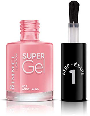 Rimmel London Super Gel von Kate Moss Nagellack Duo Pack, Schatten 12, Soul Session, nude