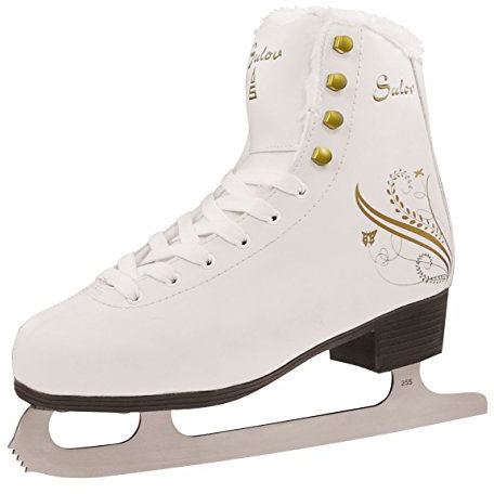 SULOV Damen Schlittschuhe Flora, weiß, 41, FLORA-14.1-41