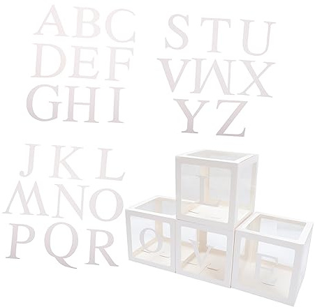 ibasenice 1set Scatole Per Palloncini Love Decorazioni Creative Per e Matrimoni Include Trasparenti e Speciali