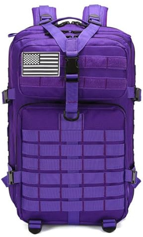 FANDARE 45L Mochila Militar Molle Mochila de Asalto del ejército Mochila Bolsa Bug out de 3 días Mochila de Senderismo para Acampar para Gimnasio Senderismo Acampada con Multiples Bolsillos