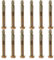 JECOMPRIS 12 Stück Betonanker Sechskantschrauben Betonanker Kohlenstoffstahl-Erweiterungsschrauben (M8 X 10 Mm X 80 Mm)